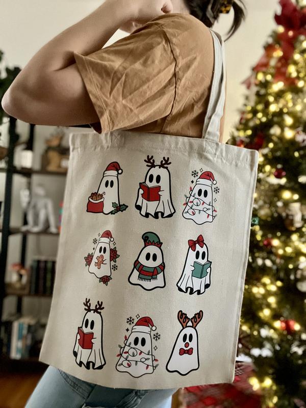Christmas Ghosts Tote Bag