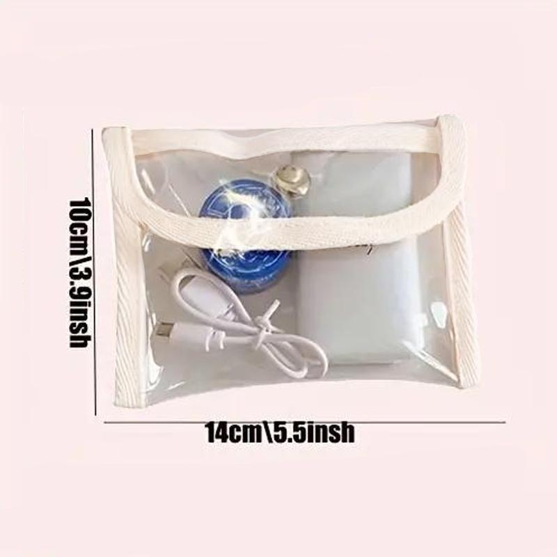 Clear Makeup Bag Set, 2 Counts set Lightweight Multifunctional Storage Bag, Portable Storage Organizer for Home & Travel