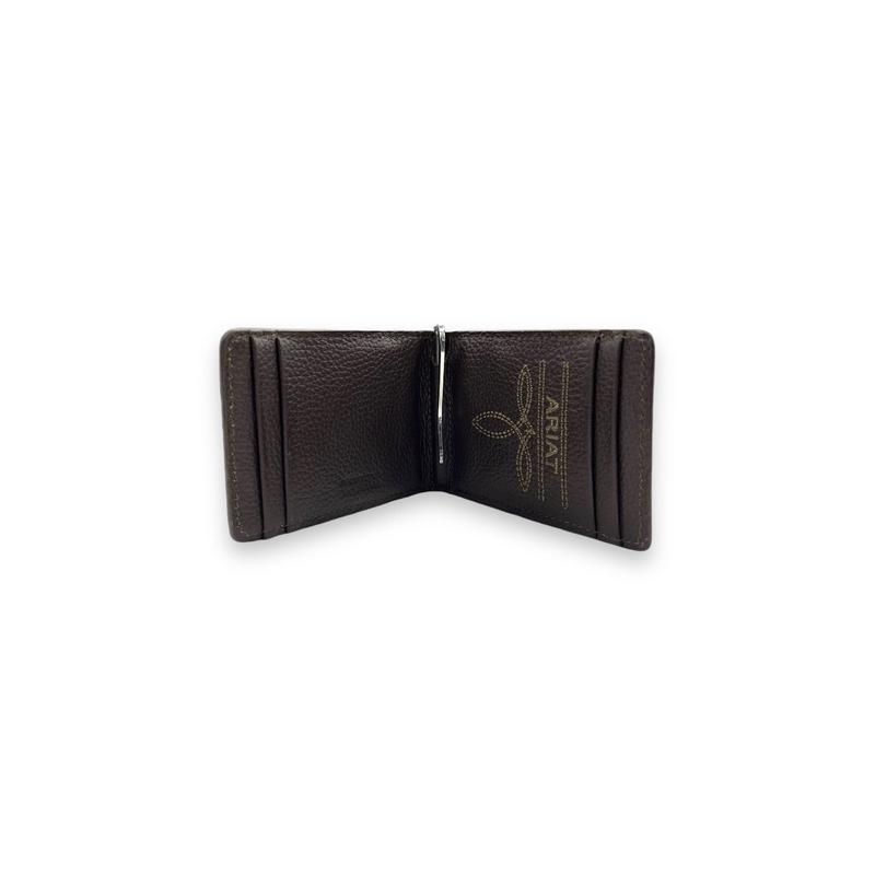 Men's Card Case Wallet - Calf Hair Basketweave