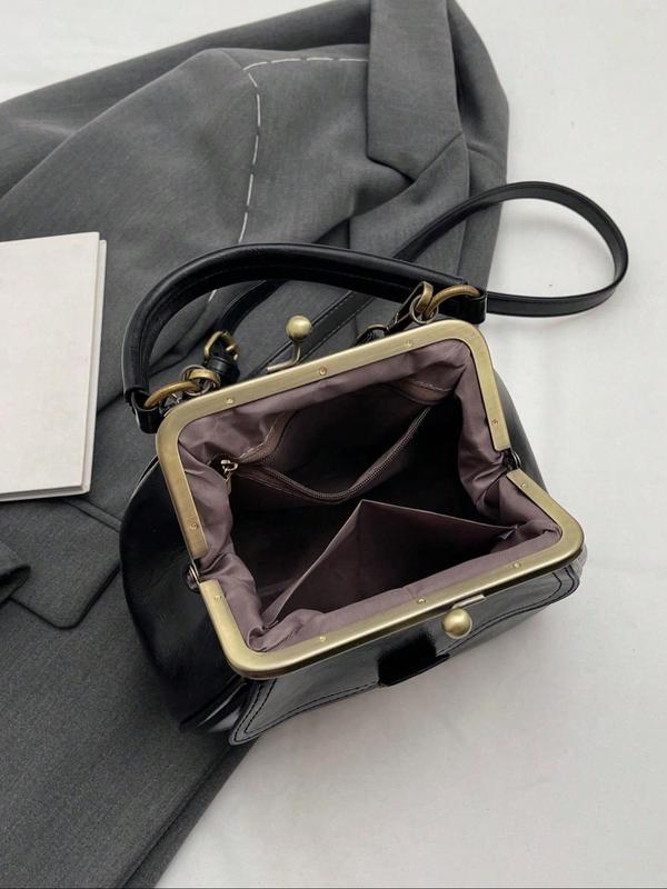 Fashionable Elegant Adjustable Strap Rivet Design Crossbody Bag for Daily Used, Casual Trendy Versatile High-quality Daily Commuting Bag