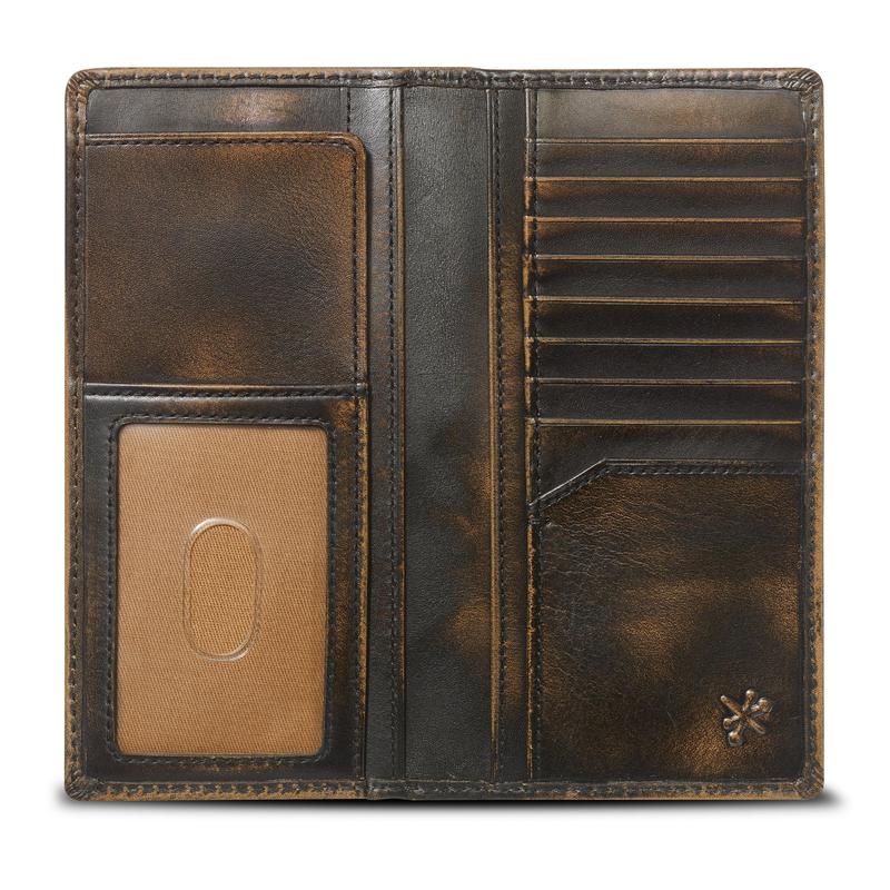 Bass Fish Long Bifold Wallet