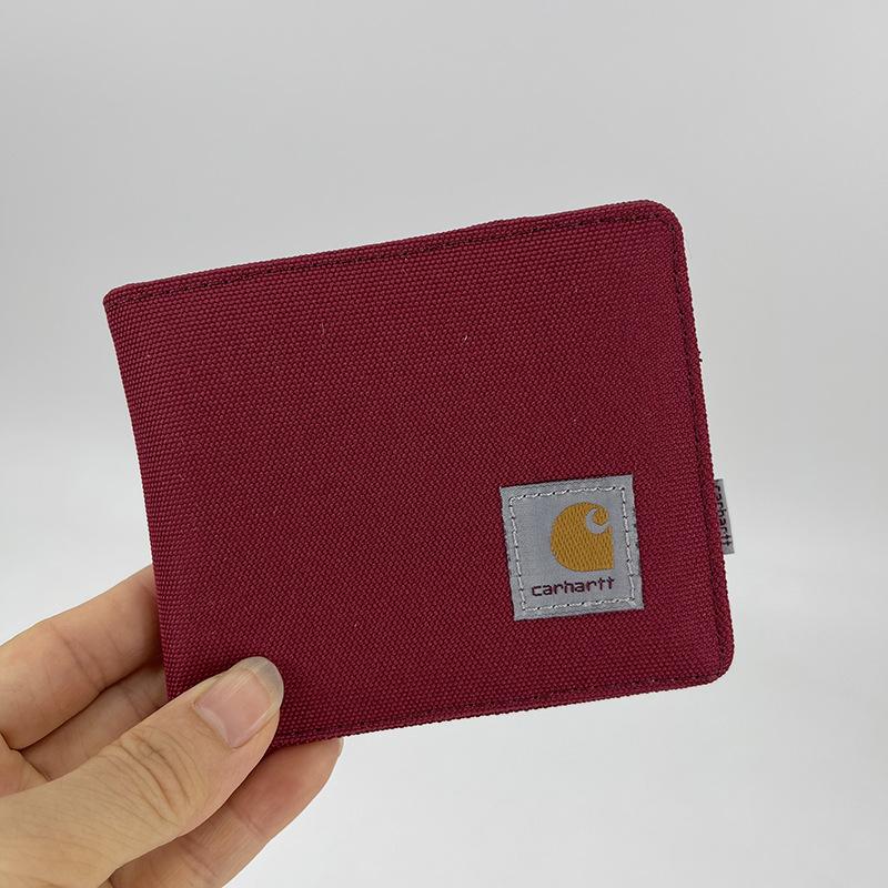 Fashion Simple Two-Layer Wallet Coin Purse Carhart Short Wallet Coin Purse Trendy All-Matching