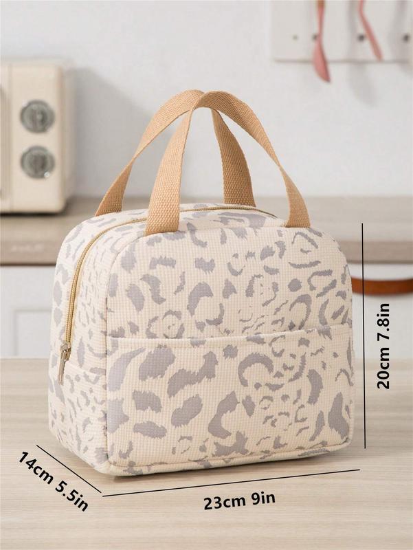 1pc Thickened Insulated Bag For Lunch Box And Food Carriers, Suitable For Office, Work,School, Picnic, Unisex,Large Capacity Insulated Lunch Bag for Adult