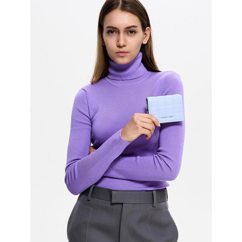 CHARLES & KEITH - Quilted Mini Wallet