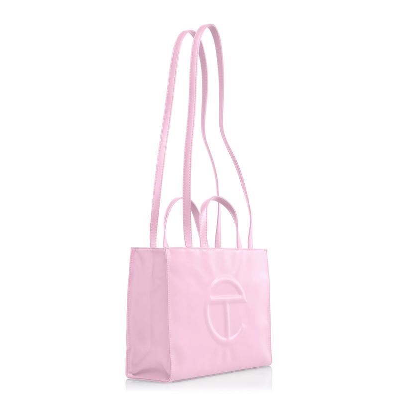 Brand New Telfar Medium Bubblegum Pink Shopping Bag