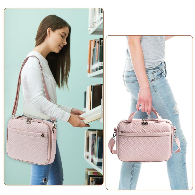 Bible Case for Women-Bible Covers-Bible Carrying Case-Book Bags and Totes for Women, Girls with Detachable Shoulder Strap, Bible Gift