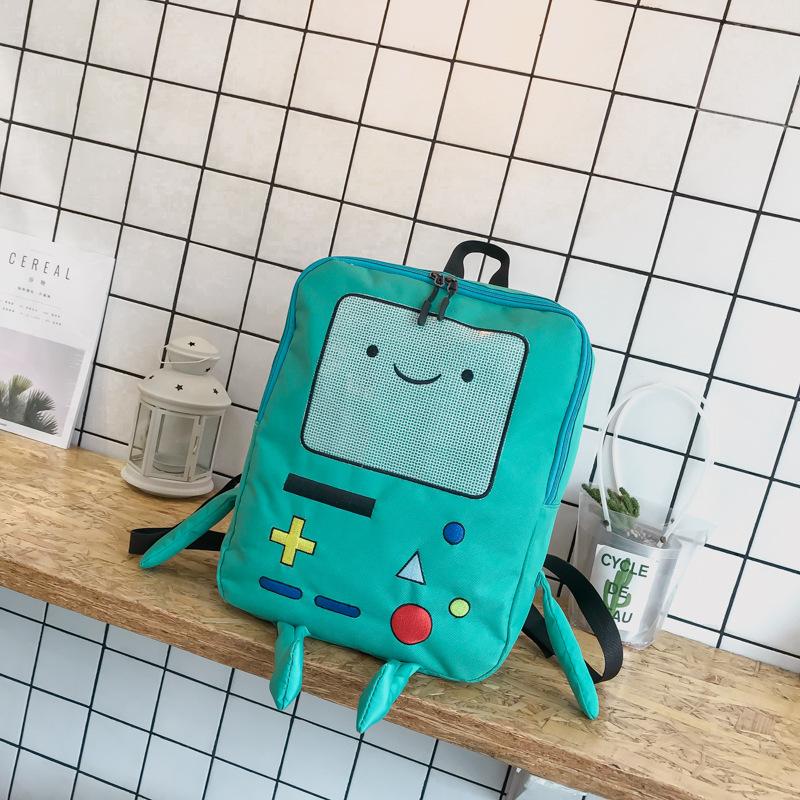 Cute Anime Stereoscopic Backpack, Oxford Spin Material Bookbag, Perfect School Bag For Students