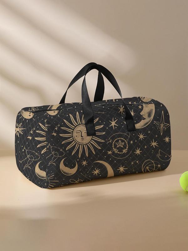 Starry Sky Pattern Duffel Bag, Large Capacity Travel Bag, Fitness Gym Bag , Fashionable Travel Bag for Women & Men