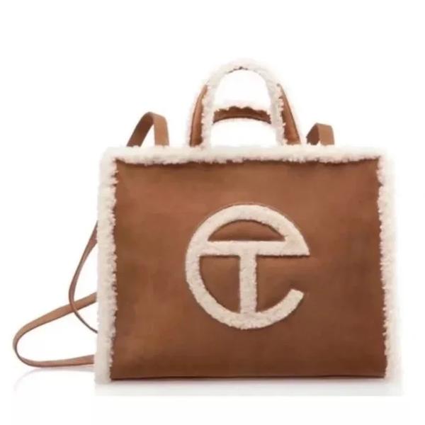 Telfar Chestnut Medium Shopper Bag - Rare Collectible