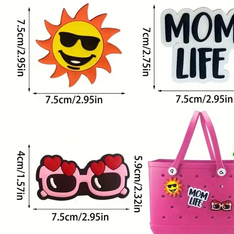 Beach life Bogg Bag Charms for Most Rubber Bags and Beach Totes - Accessories