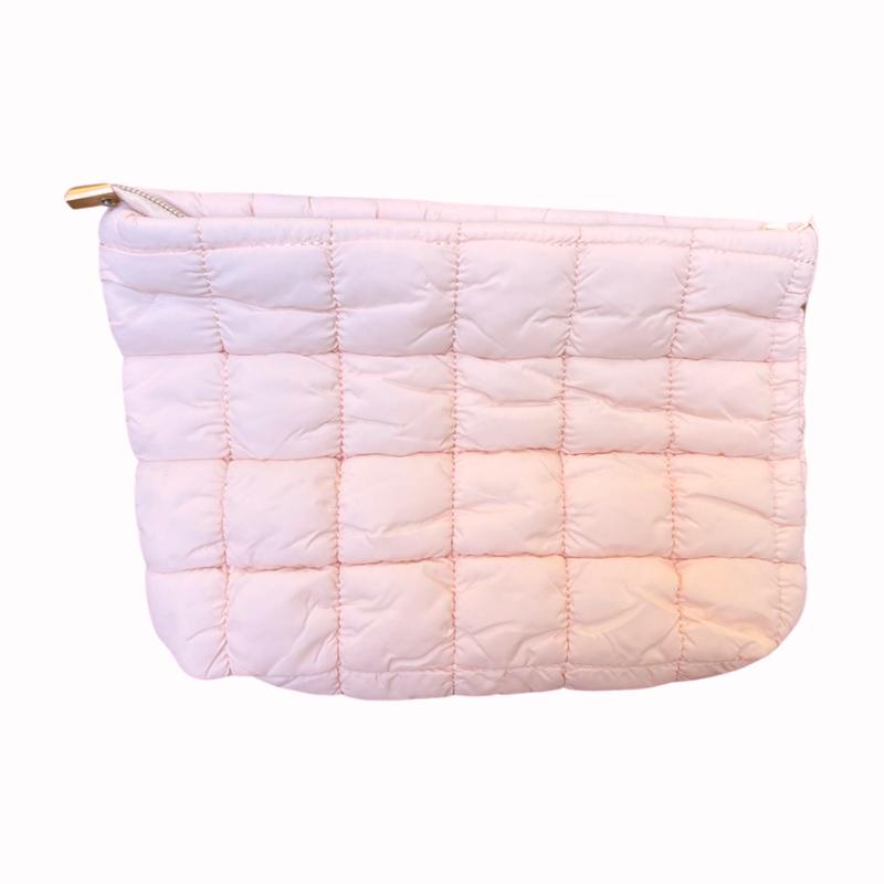 Nylon Puffer Pouch - Cosmetic Bag, Organizer for Tech and More