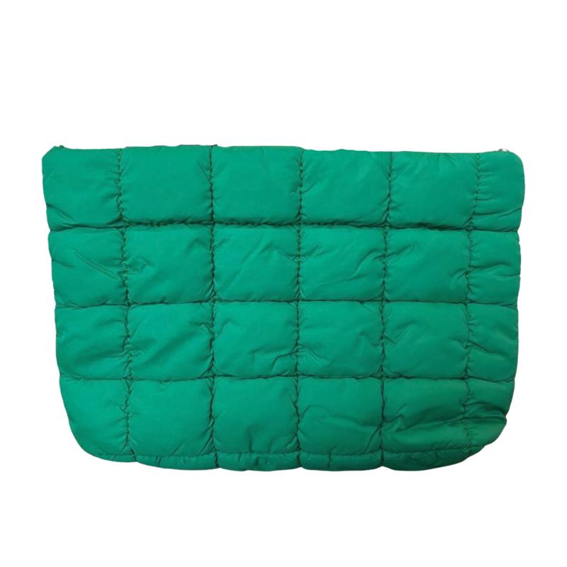 Nylon Puffer Pouch - Cosmetic Bag, Organizer for Tech and More