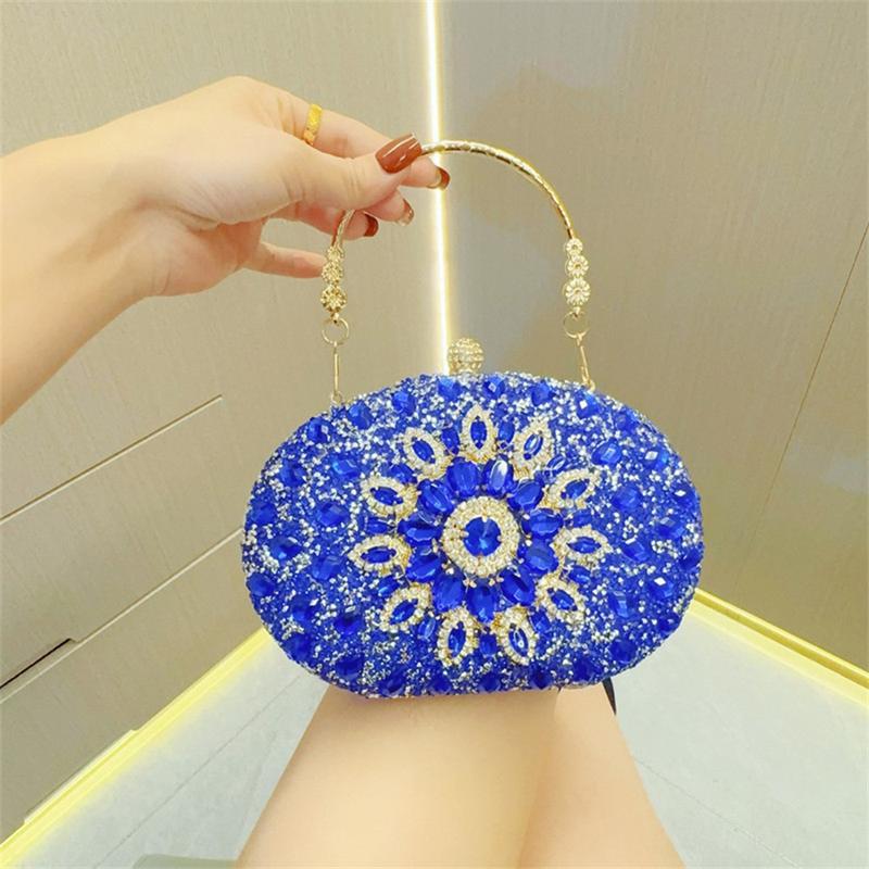 High Quality Rhinestone Bag Women's Evening Dress Banquet Hand Bag Inlaid Diamond Hand Dinner Bag Cheongsam Bag Crossbody Bag Shoulder Bag party prom