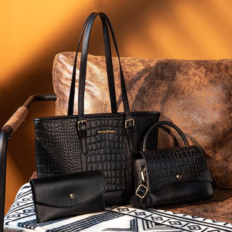 Montana West Purses for Women Tote Bag 3Pcs Set Leopard Print Satchel Handbags
