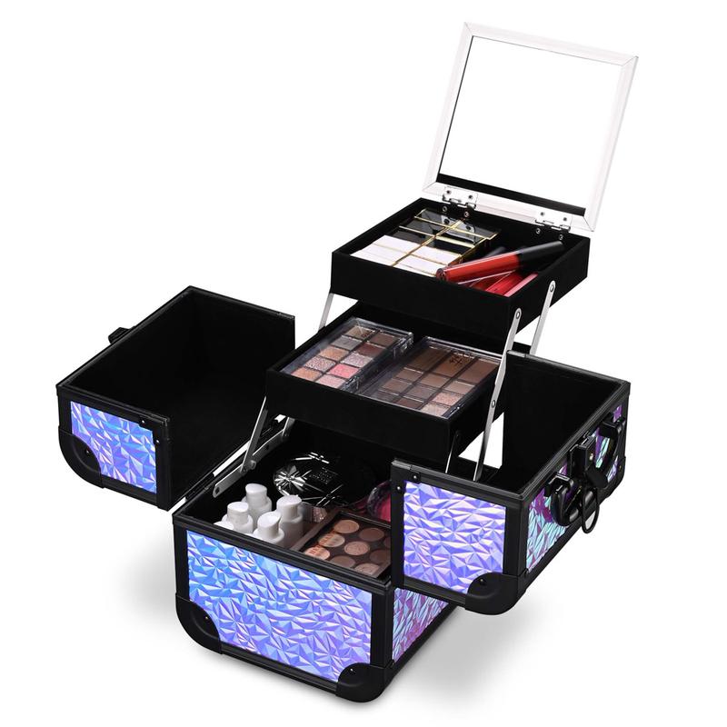 Byootique Makeup Case Set(3), Mermaid, Rococo, ForgetMeNo, CoyoteButtes Optional