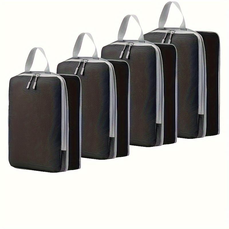 4pcs Portable Compression Travel Storage Bags, Clothes Organizers, Luggage Sorting Storage Bags Set For Travel