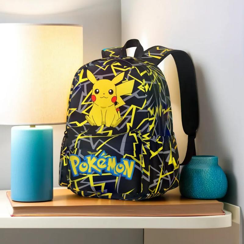 Pokemon Pikachu Backpack Set 3 Piece