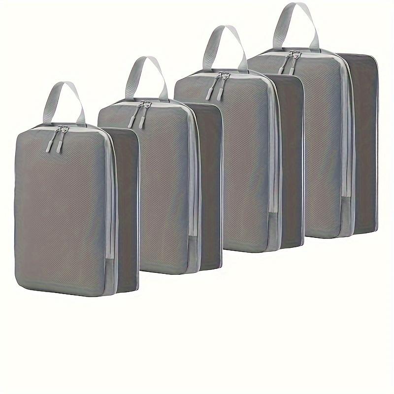 4pcs Portable Compression Travel Storage Bags, Clothes Organizers, Luggage Sorting Storage Bags Set For Travel