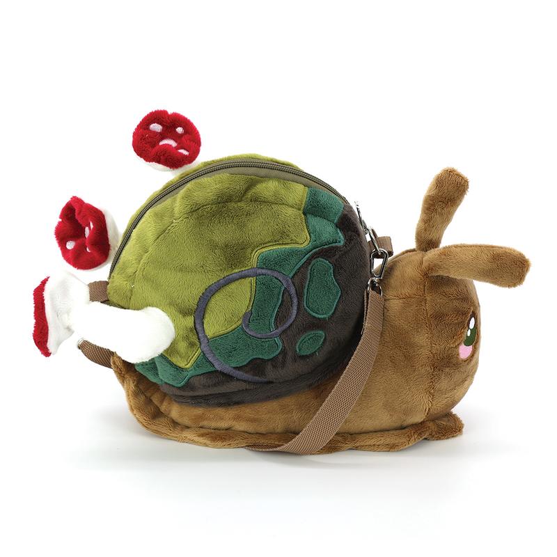 Snail Plush Crossbody Bag