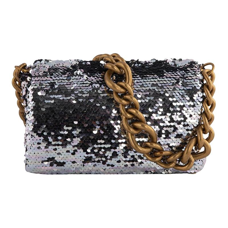 Montana West Bling Sparkly Sequin Womens Evening Party Clutch Handbag Trendy Small Purses and Top Handle Handbags MWC-262