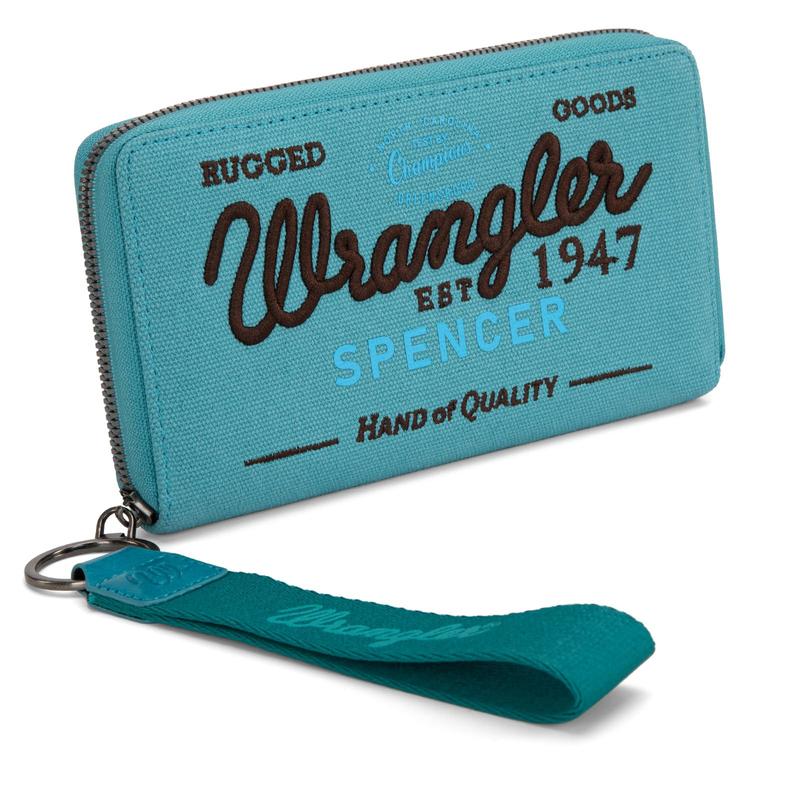 Wrangler Wristlet Wallets for Women Classic Retro Wallet Purse