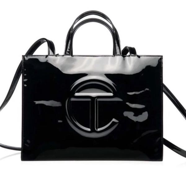 Telfar › Medium Shopping Bag - Black Patent