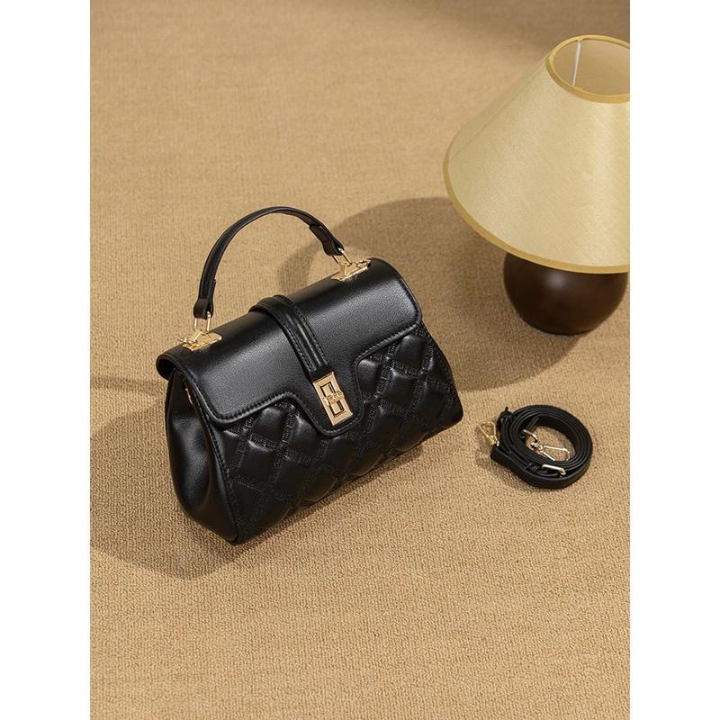 Women's Bag New 2024 Women's Cross-Body Bag Fashion Simple Large Capacity Shoulder Bag Soft Leather Versatile Handbags Women