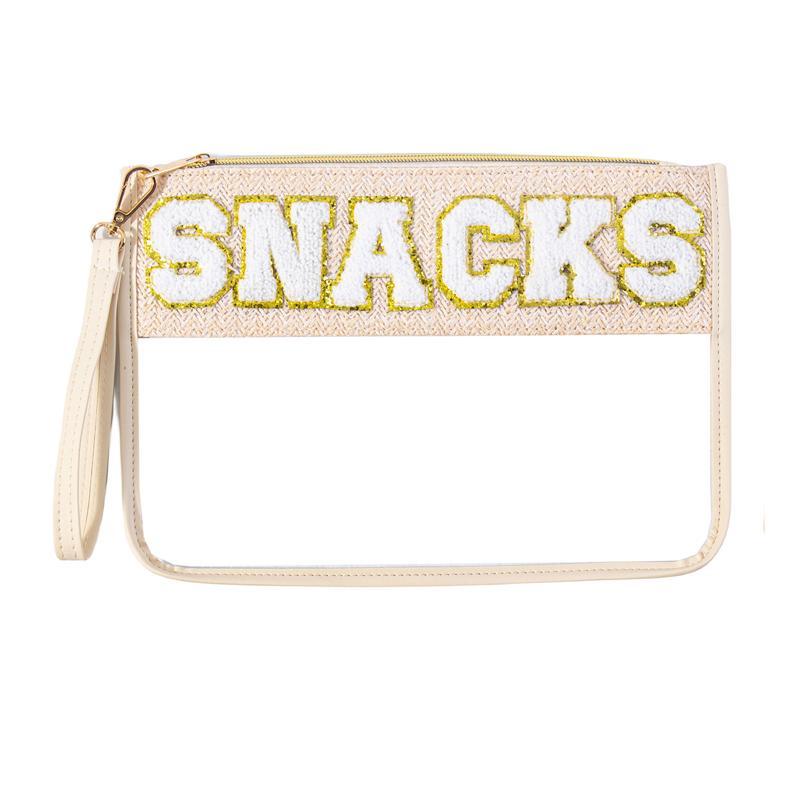 Letter Pattern Makeup Bag, Transparent Zipper Makeup Bag, Fashionable Storage Bag for Beach Travel, Cosmetic Bag for Women & Girls