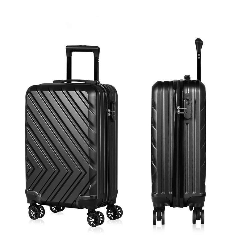 Airline-Approved 20-Inch ABS Hard Shell Spinner Luggage with 360° Wheels & TSA Lock – Lightweight Travel Suitcase for Business & Leisure