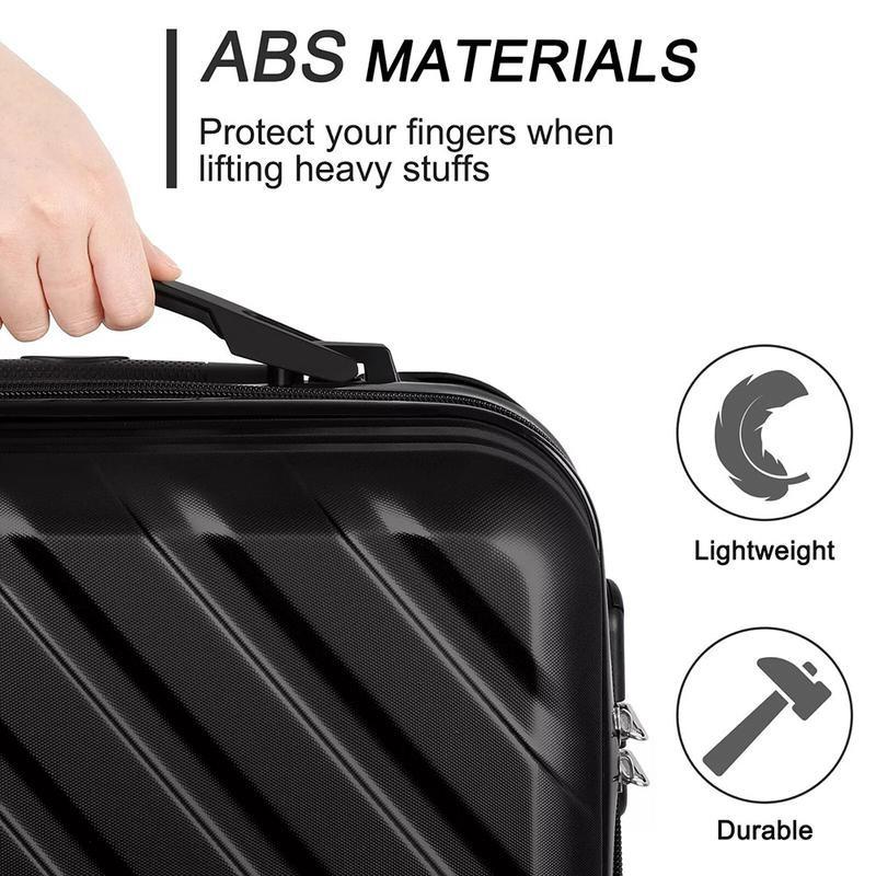 Airline-Approved 20-Inch ABS Hard Shell Spinner Luggage with 360° Wheels & TSA Lock – Lightweight Travel Suitcase for Business & Leisure