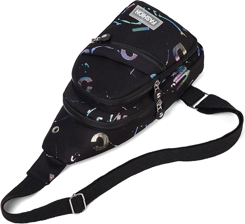 Sling Backpack Crossbody Sling Bag for Women, Small Chest Bag Daypack Cross Body Bag Fanny Pack for Outdoors Hiking