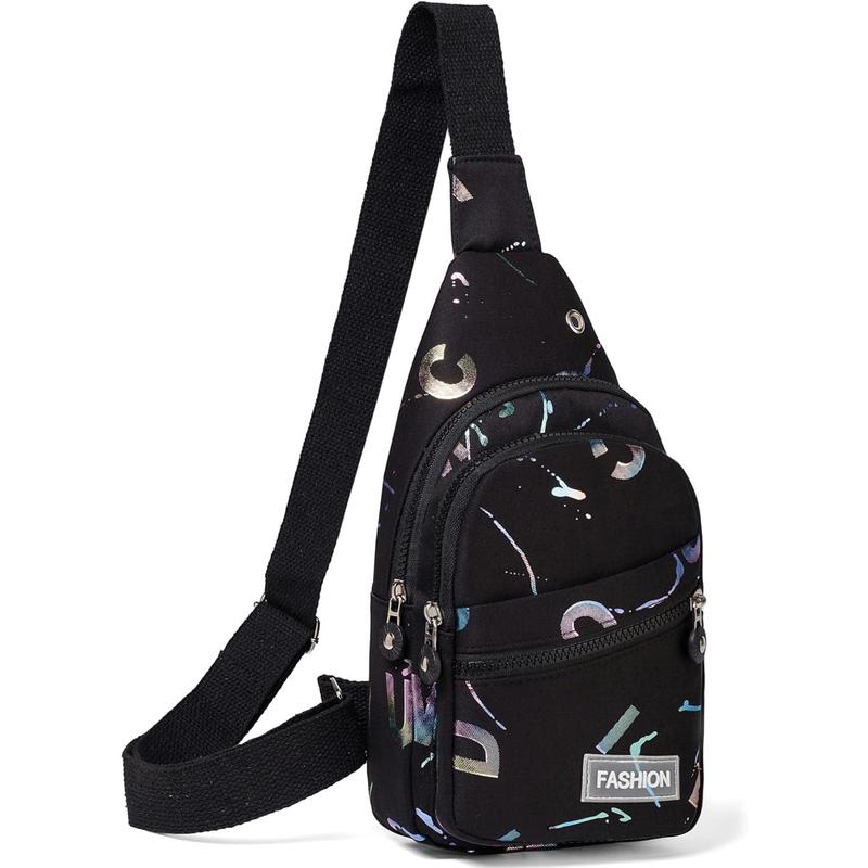 Sling Backpack Crossbody Sling Bag for Women, Small Chest Bag Daypack Cross Body Bag Fanny Pack for Outdoors Hiking