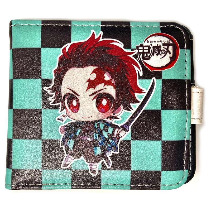 Demon Slayer Tanjiro Kamado And Giyu Tomioka Checkerboard Wallet
