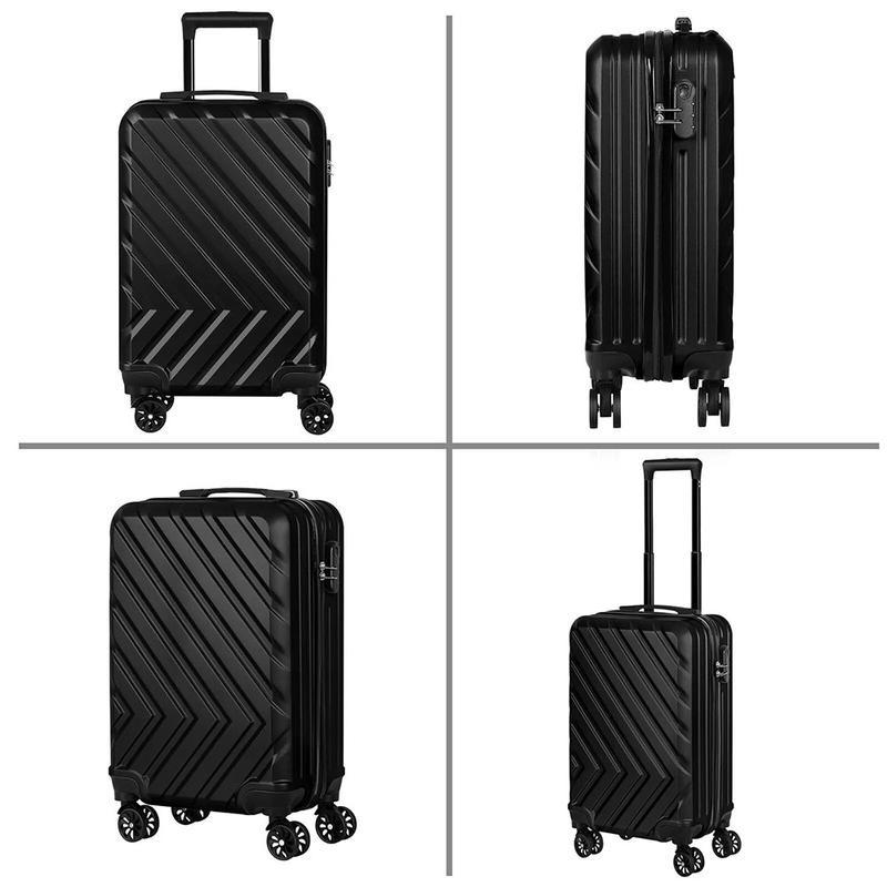 Airline-Approved 20-Inch ABS Hard Shell Spinner Luggage with 360° Wheels & TSA Lock – Lightweight Travel Suitcase for Business & Leisure