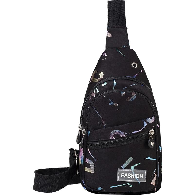 Sling Backpack Crossbody Sling Bag for Women, Small Chest Bag Daypack Cross Body Bag Fanny Pack for Outdoors Hiking